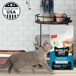 World's Best Cat Litter Multiple Cat Lotus Blossom Scent, 28 lbs
