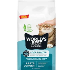 World's Best Cat Litter Poof Fighter Multiple Cat Light Lemongrass Scent, 28 lbs