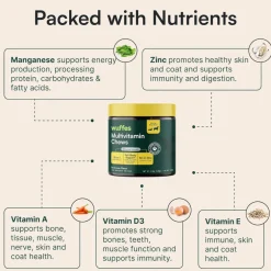 Wuffes Multivitamin Chews for Dogs (50 chews)