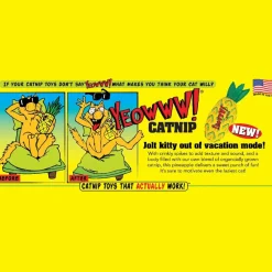 Yeowww! Catnip Pineapple Cat Toy One Size, 1 count