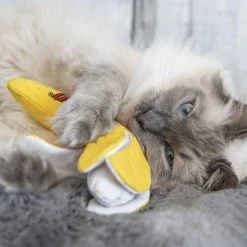 Yeowww! Chi-Cat-a Banana Peeled Cat Toy, 1 count