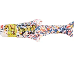 Yeowww! Pollock Fish Catnip Toy MultiColor, 11", 1 count