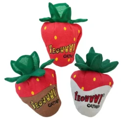 Yeowww! Strawberries Catnip Cat Toy