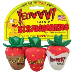 Yeowww! Strawberries Catnip Cat Toy