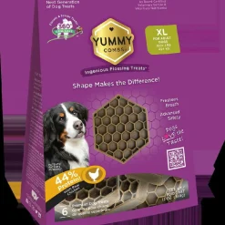 Yummy Combs Dental Flossing Treats for Extra-Large Dogs 100lbs+ (6 Count)