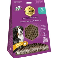 Yummy Combs Dental Flossing Treats for Extra-Small Dogs 5.5-12lbs (48 Count)