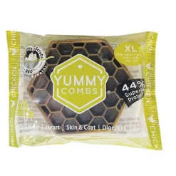 Yummy Combs Treats with Real Chicken, X-Large, Individually Wrapped, 1 count