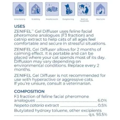 ZENIFEL Calming Pheromone Gel-Diffuser for Cats