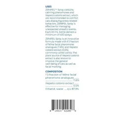 ZENIFEL Calming Pheromone Spray for Cats (2 oz)