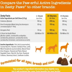 Zesty Paws Allergy& Immune Bites Lamb Flavored Chews for Dogs (90 ct)