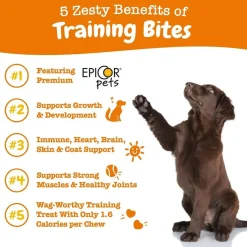 Zesty paws All-in-One Bacon Flavored Multivitamin Training Bites for Dogs (8 oz)