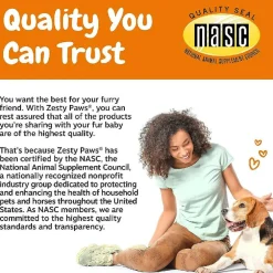Zesty Paws All-in-One Functional Dental Bone Chews For Regular/Medium Dogs (12 bones)