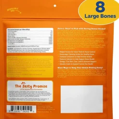 Zesty Paws All-in-One Functional Dental Bone Chews for Large Dogs (8 bones)