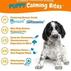 Zesty Paws Puppy Calming Bites Turkey Flavored Chews for Puppies (90 ct)