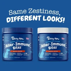 Zesty Paws Senior Advanced Aller-Immune Salmon Flavored Chews for Dogs (90 ct)