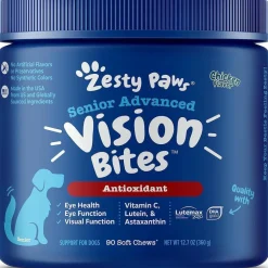 Zesty Paws Senior Advanced Vision Bites Chicken Flavored Chews for Dogs (90 ct)