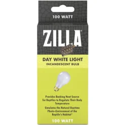 Zilla Day White Incandescent Bulb for Basking Heat