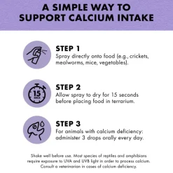 Zilla Food Calcium Supplement Spray For Reptile (8 oz)