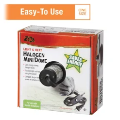 Zilla Light & Heat Halogen Mini Dome For Reptile Terrariums
