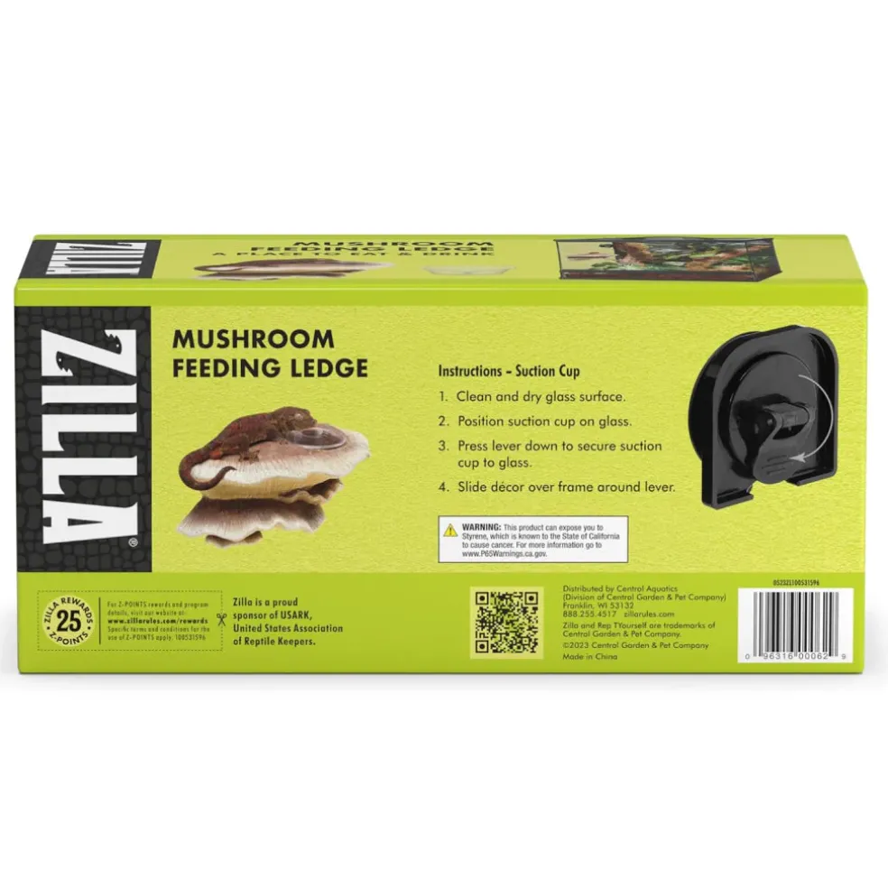 Zilla Mushroom Feeding Ledge