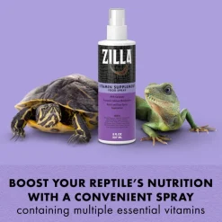 Zilla Vitamin Supplement with Carotene Food Spray For Reptiles (8 oz)