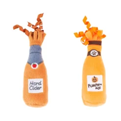 Zippyclaws Halloween Catnip Crusherz Cider & Ale Toy For Cats -2pk