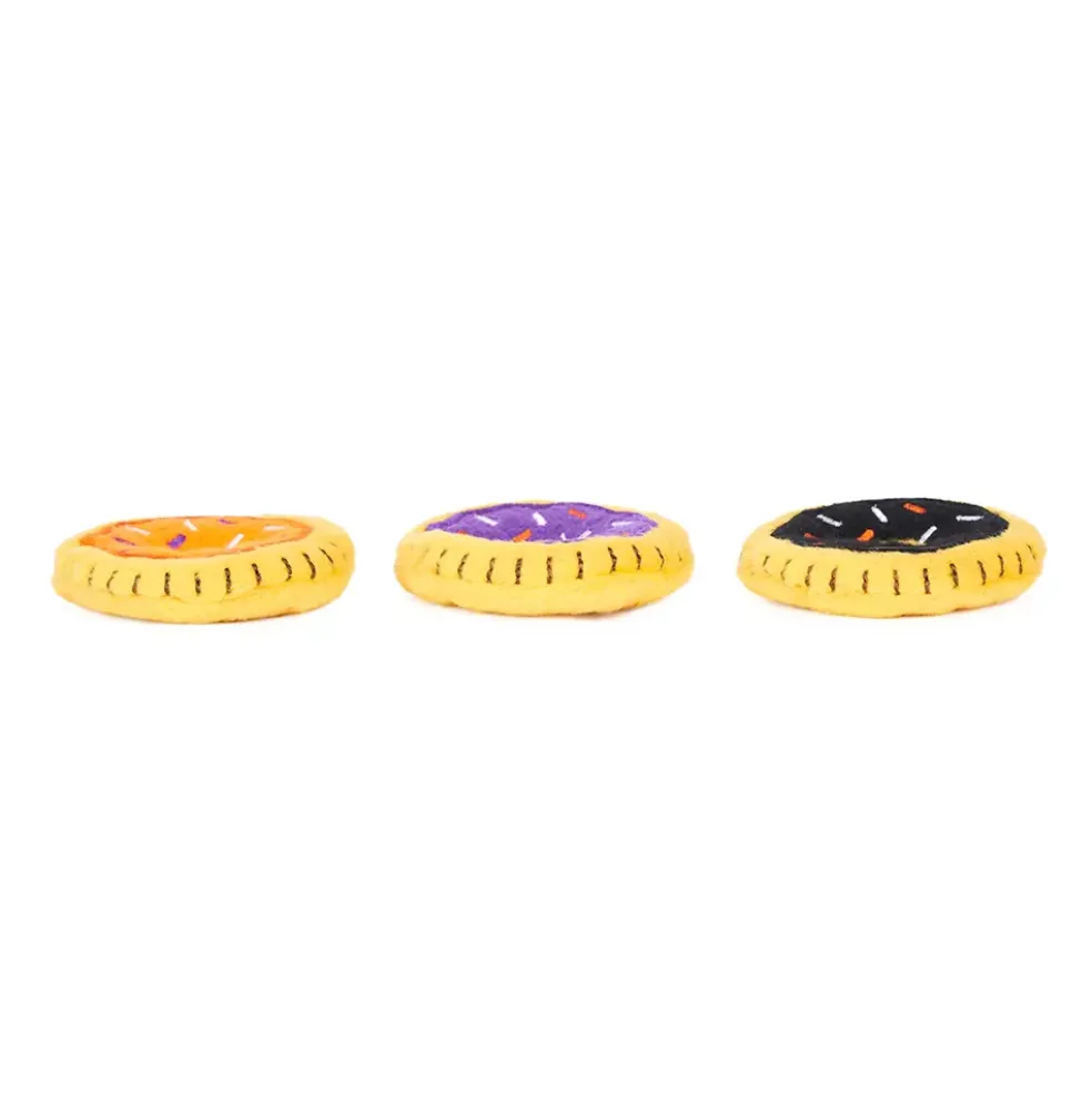 Zippyclaws Halloween Mini Donutz Toy For Cats- 3pk
