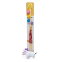 ZippyClaws Unicorn ZippyStick Interactive Cat Toy Wand