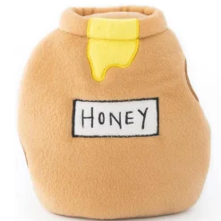 Zippy Paws Burrow Honey Pot Interactive Plush Toy for Dogs (Large)