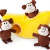 Zippy Paws Burrow Monkey 'n Banana