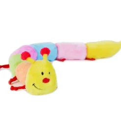 Zippy Paws Caterpillar Rainbow Squeaky Toy for Dogs, Extra Large