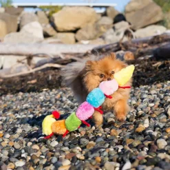 Zippy Paws Caterpillar Rainbow Squeaky Toy for Dogs, Extra Large