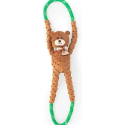 Zippy Paws Charity RopeTugz Bear Pull Toy for Dogs (Large)