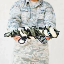 Zippy Paws Charity Z-Stitch Grunterz Camron the Camo Gator Dog Toy (Extra Large)