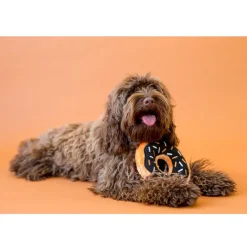 Zippypaws Donutz Pumpkin Spice Squeker Plush Toy For Dogs