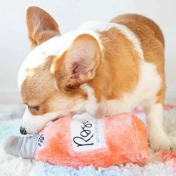 Zippy Paws Happy Hour Crusherz Bottle Themed Crunchy Water Bottle Rosé