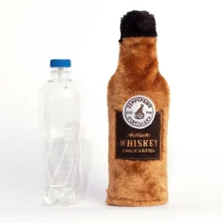 Zippy Paws Happy Hour Crusherz Bottle Themed Crunchy Water Bottle Whiskey