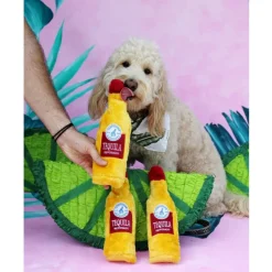 Zippy Paws Happy Hour Crusherz Bottle Themed Crunchy Water Bottle Tequila