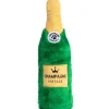 Zippy Paws Happy Hour Squeaky Crusherz Champagne Toy for Dogs