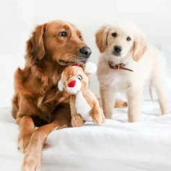 ZippyPaws Holiday Deluxe Reindeer Plush Dog Toy