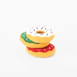 ZippyPaws Holiday Miniz 3-Pack Donutz