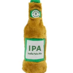 ZippyPaws Ipa Happy Hour Crusherz Plush Dog Toy, Medium