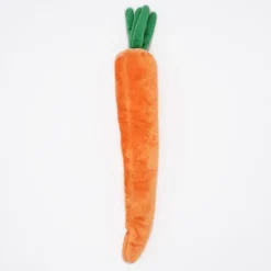 ZippyPaws Jigglerz Carrot Plush Dog Toy