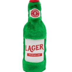 ZippyPaws Lager Happy Hour Crusherz Plush Dog Toy, Medium