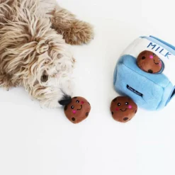 Zippy Paws Miniz Cookies Stuffed Squeaker Interactive Toy for Dogs (Extra Small 3 pack)