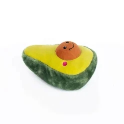 Zippy Paws NomNomz Avocado Soft Plush Squeaker Toy for Dogs