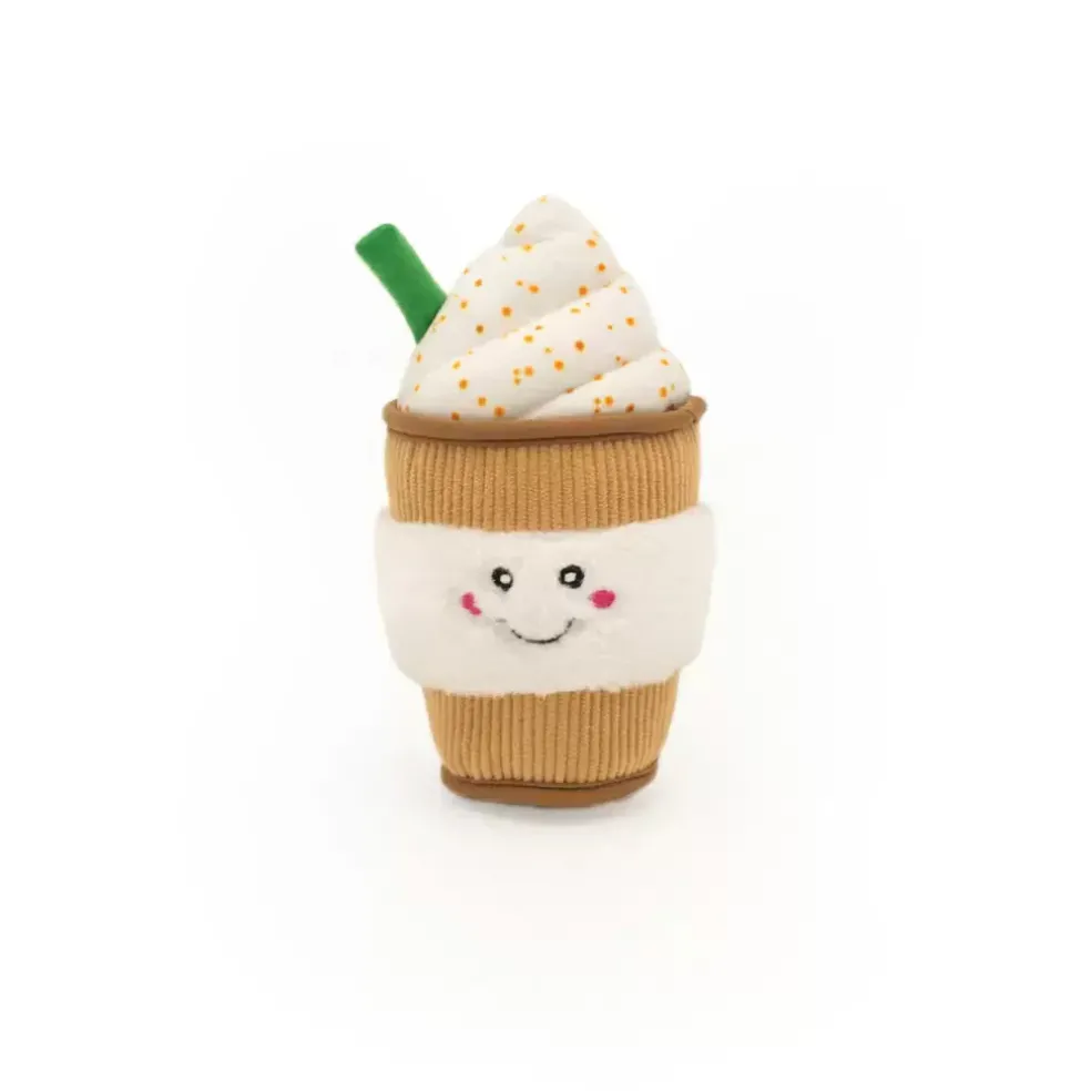 Zippy Paws NomNomz Puppuccino Plush Dog Toys