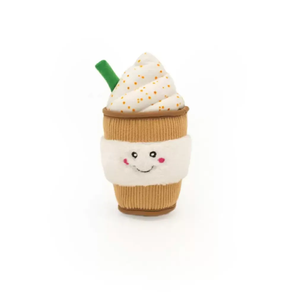 Zippy Paws NomNomz Puppuccino Plush Dog Toys