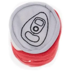 Zippy Paws Squeakie Can Zippy Cola Squeaky Plush Toy for Dogs Small