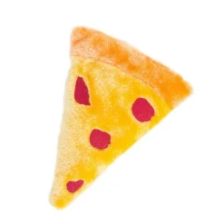 Zippy Paws Squeakie Nomnomz Pizza Squeaky Plush Toy for Dogs (Medium)